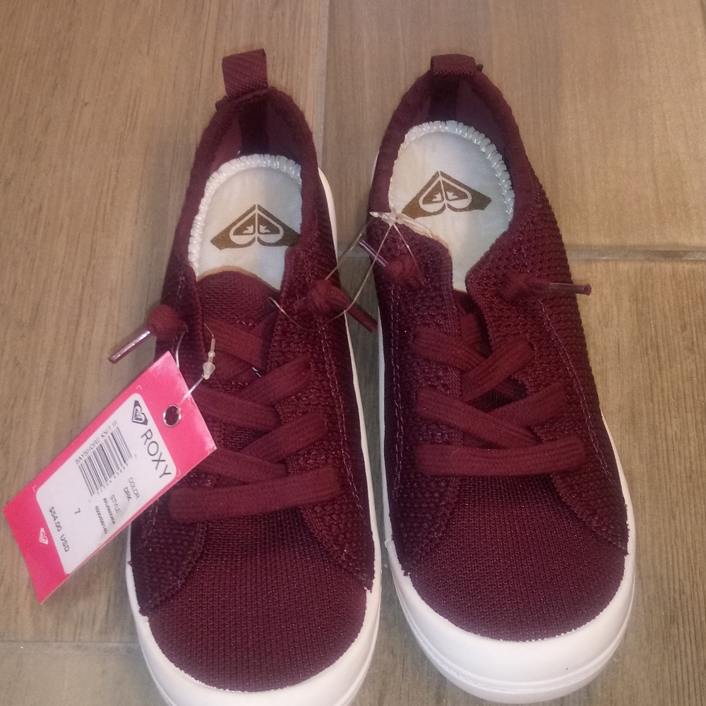 Roxy burgundy sneakers